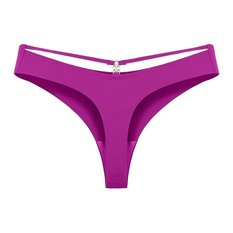 Women Hollow Out G-String Briefs Thong Lace Underwear Thin Low Waist Panties