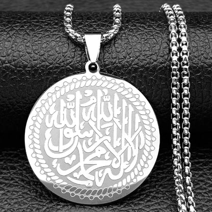 Women Men Stainless Steel Jewish Christianity Tetragrammaton Jehovah Yahweh Hebrew Alphabet Necklace
