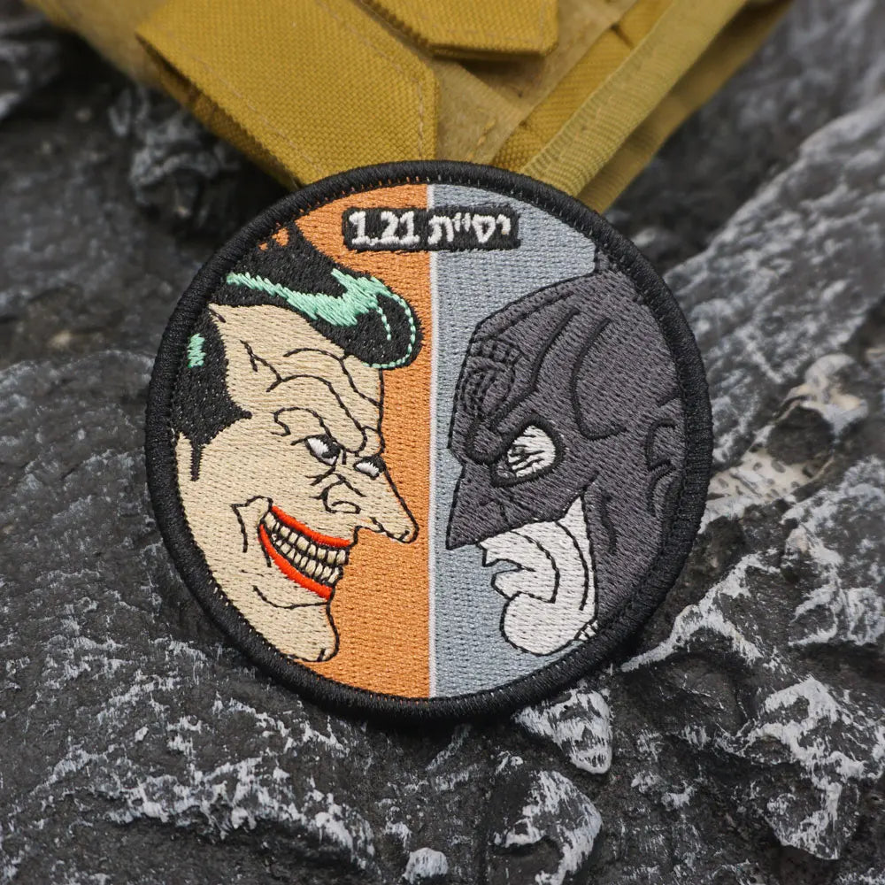 Bat Squadron 119 End of Period Day Embroidered Patch Iron-On Sewing Clothes Patches Applique