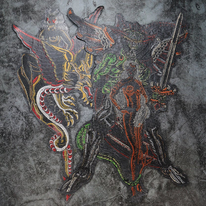 SEXY Women Dragons Patch Appliques Iron on Patches Badge Clothes Sewing