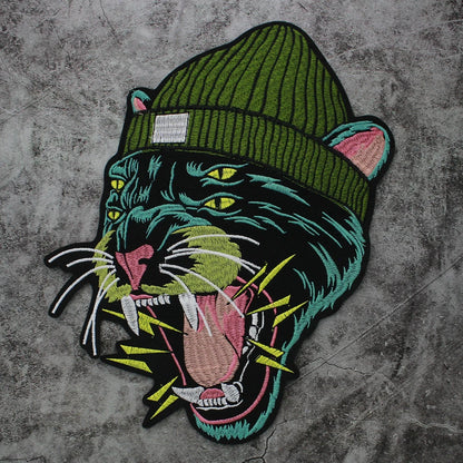 Cartoon Stickers Embroidery Cat Dog Craft Patches Iron on for Clothes DIY Sewing