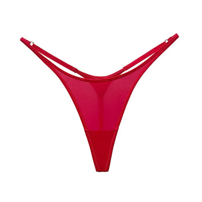 Ice Slik Low Waist Women G String Leopard Flower Panties Briefs Thong T-back Underwear