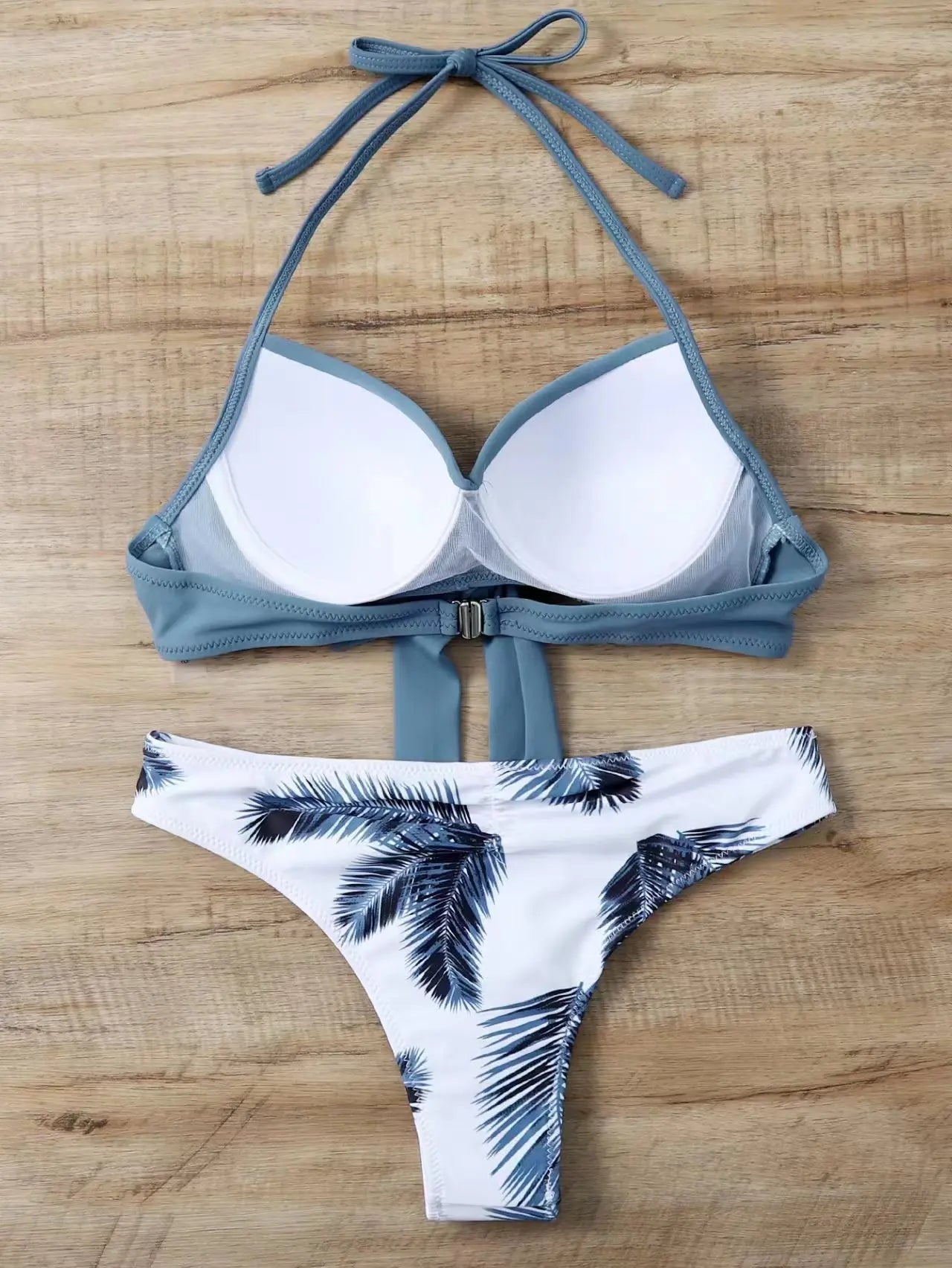 Women Brazilian Thong Bikinis Push Up Printed Sexy Swimwear Beachwear Bathing Swimsuit