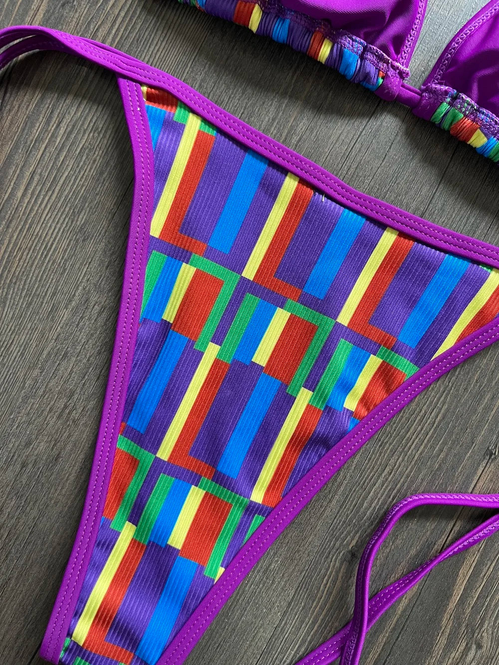 Push Up Triangle Women Swimsuit Bikini Two-piece Swimwear Beachwear Bathing Suit