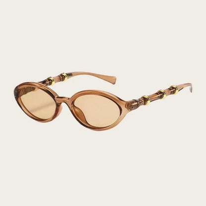 Women Men Rivets Shades Fashion Designer Retro Small Oval Sunglasses Eyewear Glasses UV400