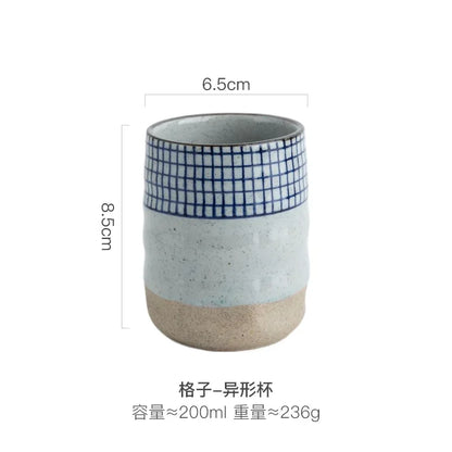 200~400ml Restaurant Master Retro Ceramic Japanese Mug Kung Fu Teacup Cup