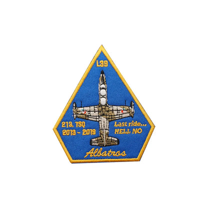 L39 213 ALLATIAS Aircraft Embroidered Patch  Iron-On Sewing Clothes Patches Applique