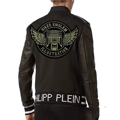 Large-Size Winged Skull Angel Biker Motorcycle Embroidered Patch Appliques Iron on Patches Badge Clothes Sewing