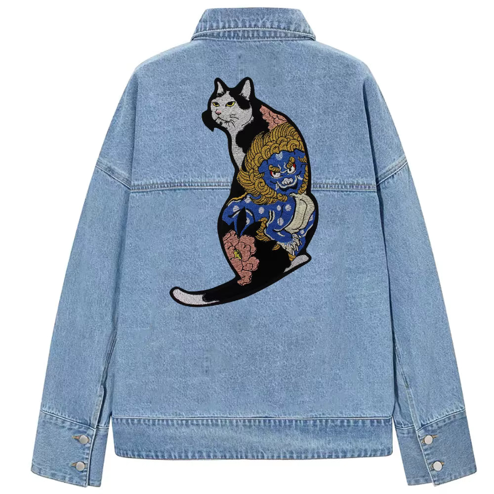 Unique Cartoon Cats Embroidered Patch Appliques Iron on Patches Badge Clothes Sewing