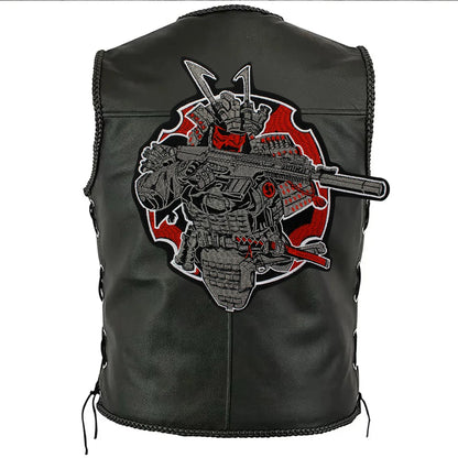 Military Arms Chapter Embroidery Samurai Sword Japanese Cultural Patch Appliques Iron on Patches Badge Clothes Sewing