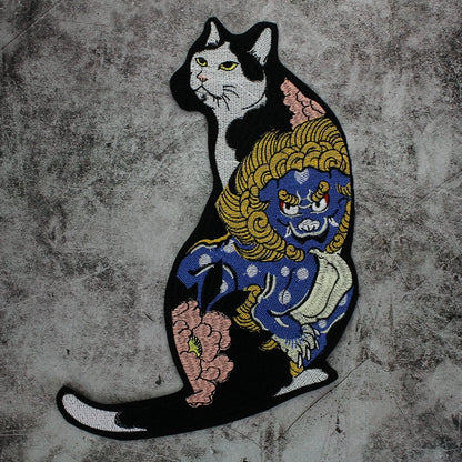 Unique Cartoon Cats Embroidered Patch Appliques Iron on Patches Badge Clothes Sewing