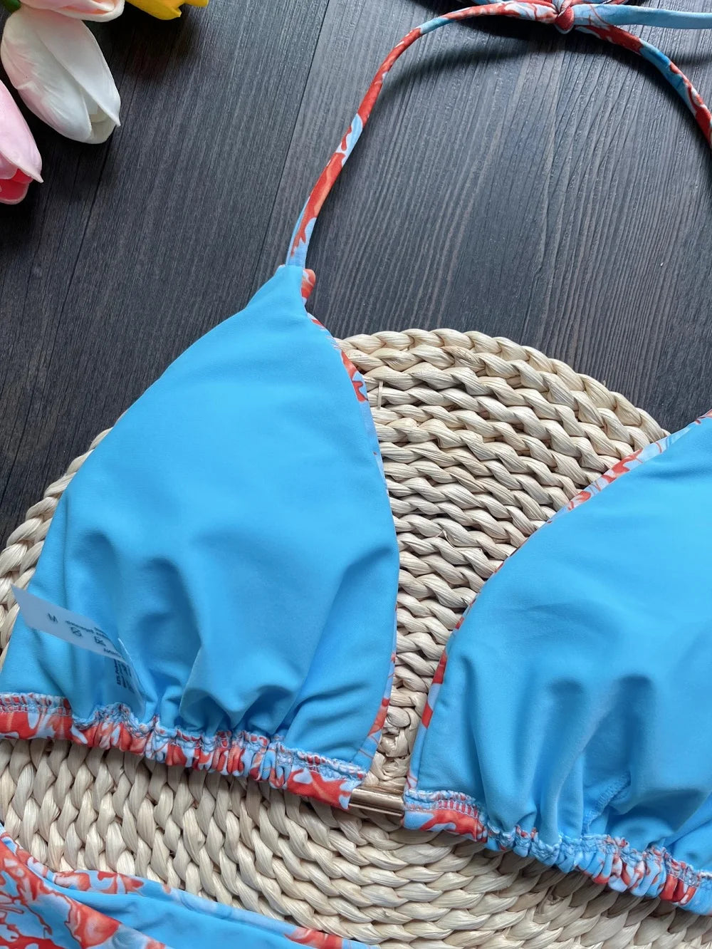 Sexy Print Bikini Bandage Women Swimsuit Two-piece Triangle Swimwear Bathing Brazilian Suit