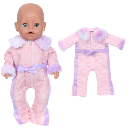 18 Inch Girl Coat Dress Baby Doll Gift Toys Clothes