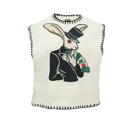 Embroidered Large Animal sheep Cat Rabbit Patches Sew on Clothing Patch Badges Twill Craft Stickers