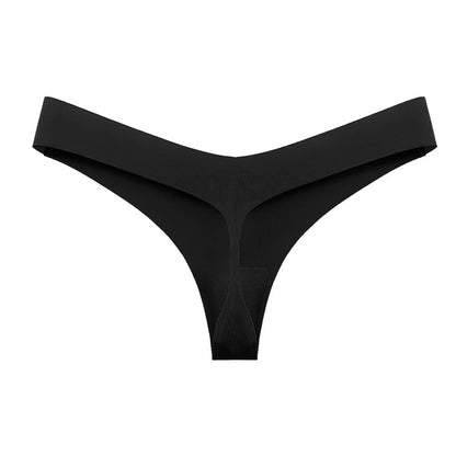 Women Girls Seamless Ice Silk G-String Underwear T-Back Sports Yoga Thong Traceless Briefs Panties