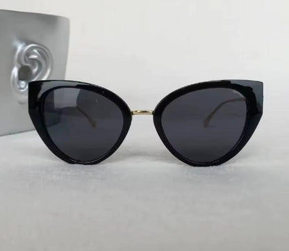 Oversized Cat Eye Women Designer Fashion Square Big Frame UV400 Sunglasses