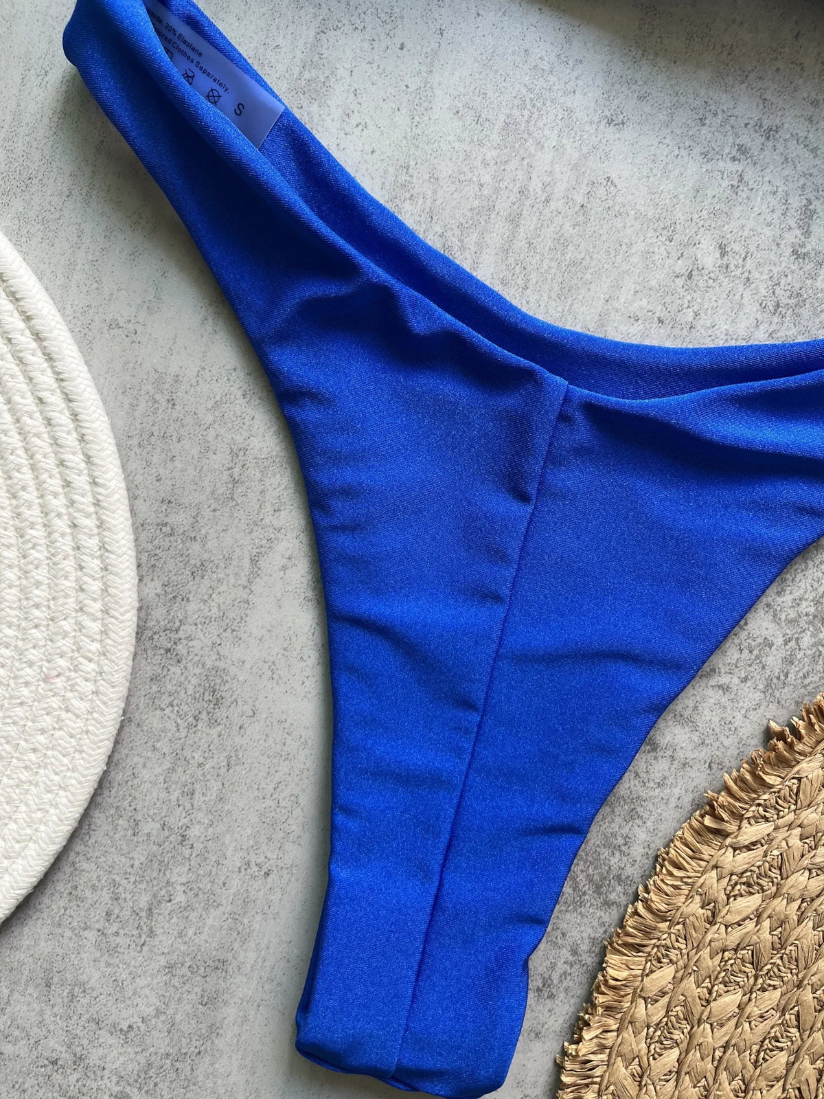 Push Up Sexy Women Swimsuit Swimwear High Cut Patchwork Bikini Bathing Swimming Suit