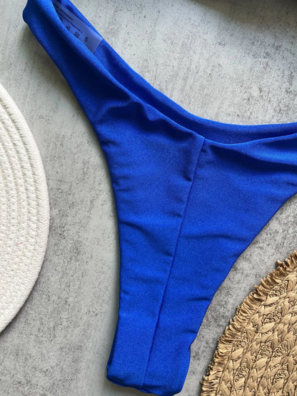 Push Up Sexy Women Swimsuit Swimwear High Cut Patchwork Bikini Bathing Swimming Suit