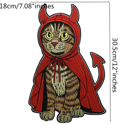Catfish Embroidery Motif Patch Appliques Iron on Patches Badge Clothes Sewing