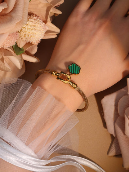 Stainless Steel 18K Gold Plated Bracelet Women's Fashion Jewelry Gift
