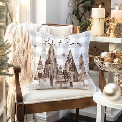 Christmas Tree Themed Pendant Decor Pattern Cushion Cover Pillowcase