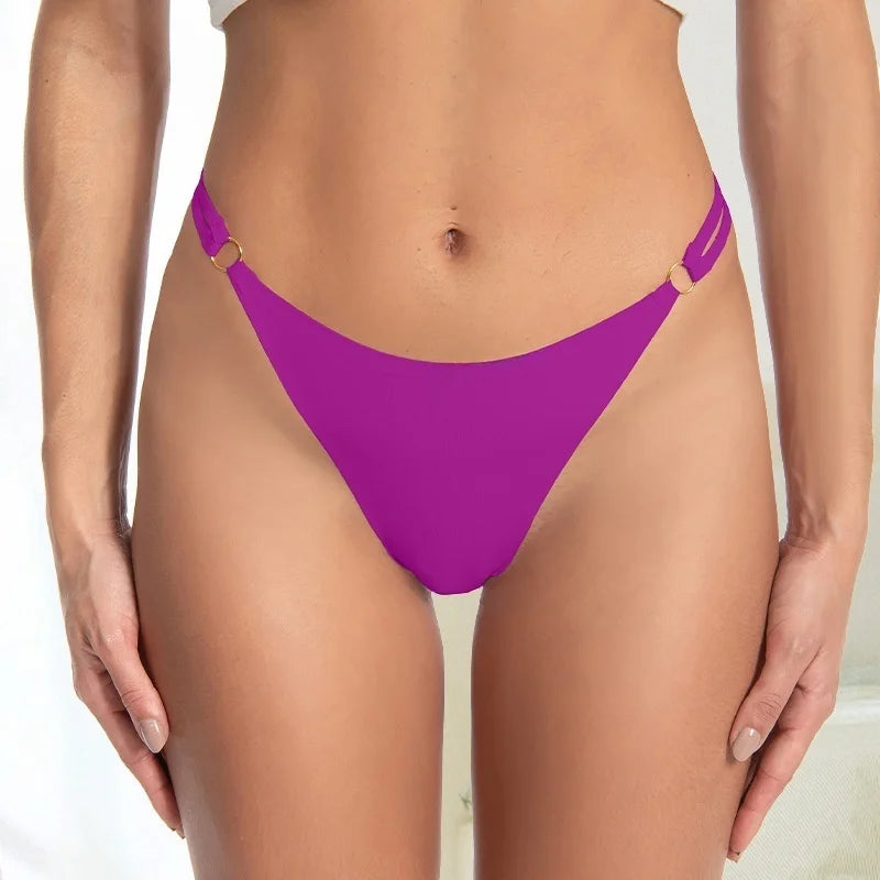 Women Hollow Out Briefs G-String Panties Thong Lace Underwear Low Waist Lingerie