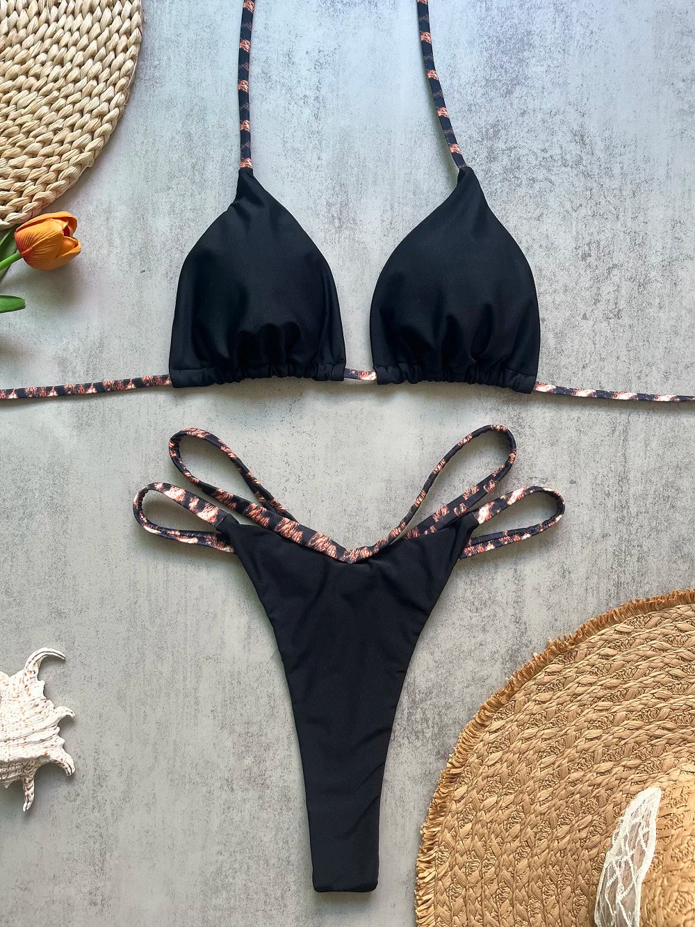 Woman Swimsuit Sexy Push Up Bikini Brazilian Bathing Beachwear Two-Piece Suit