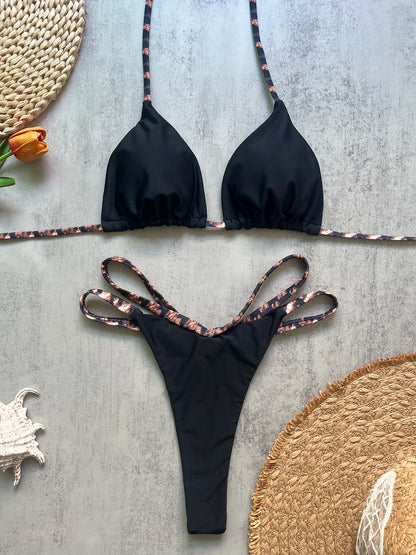 Woman Swimsuit Sexy Push Up Bikini Brazilian Bathing Beachwear Two-Piece Suit