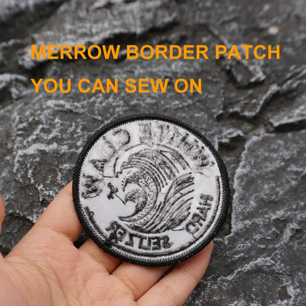 WHITE CLAW HEAR SELTZER Embroidered Patch w/ Iron-on / Sew Patches Applique