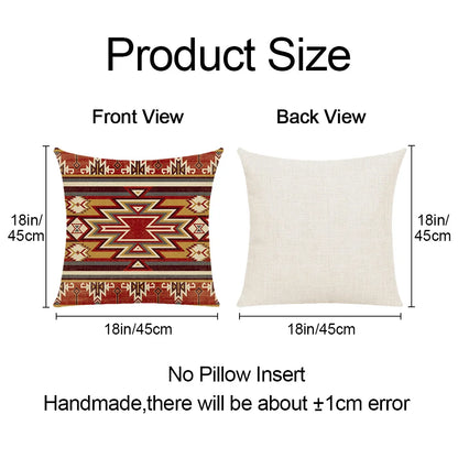 Aztec Western Abstract Pattern Ethnic Bohemia Geometric Pillowcase Cushion Cover Home Decor