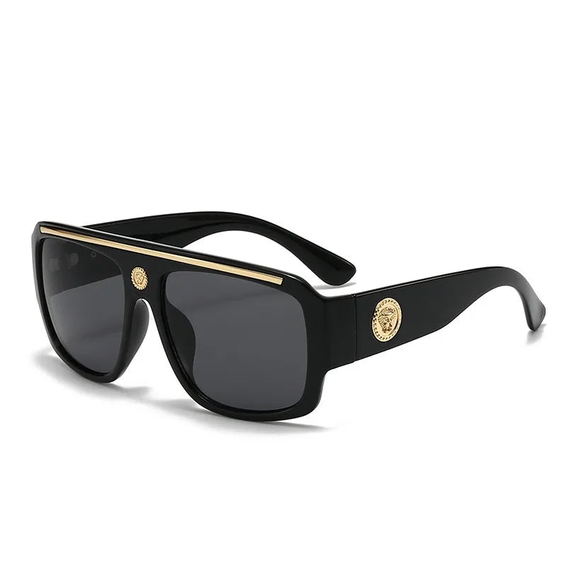 Women Designer Men Women Oversized Vintage Punk Shades Driving Glasses