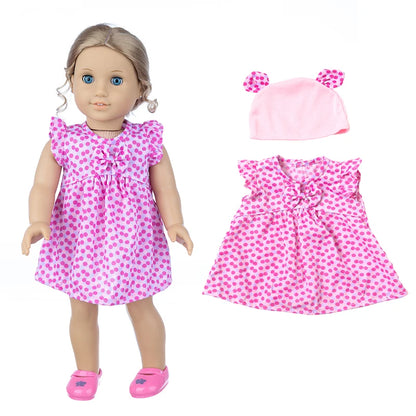 Doll Clothes Costume 18 Inch Girl Baby Children Gifts Toys Outfit
