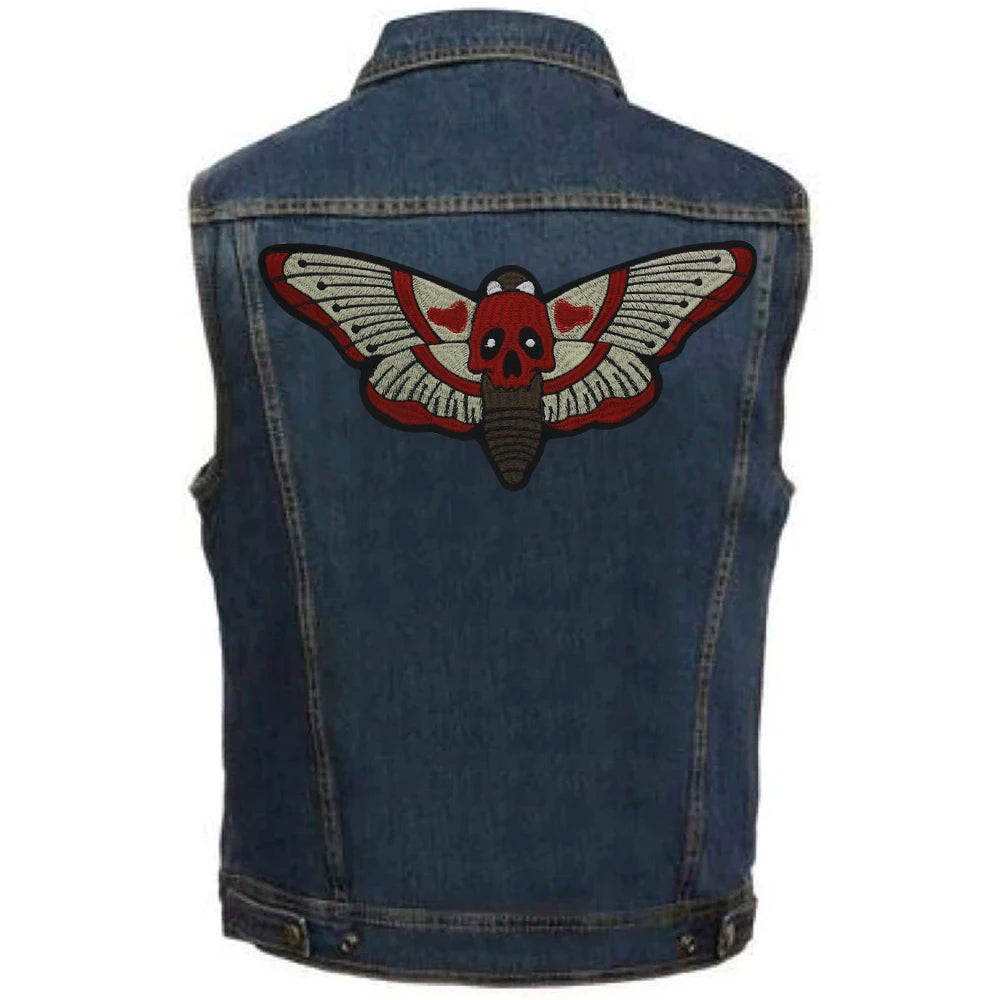 Animal Embroidered Red Butterfly Patch Appliques Iron on Patches Badge Clothes Sewing