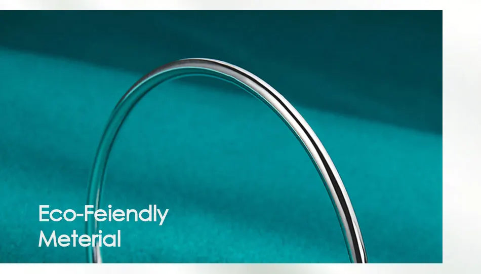 925 Sterling Silver 3mm Solid Smooth Bangle Woman Man Wedding Engagement Bracelet