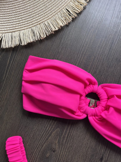 Sexy Micro Bikini Tube Top Women Swimsuits Swimwear Brazilian Thong Biquini Swimming Suit