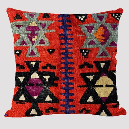 Luxury Plush Both Sides Print Bohemian Patterns Kilim Carpet Cushions Case Sofa Pillowcase Decor