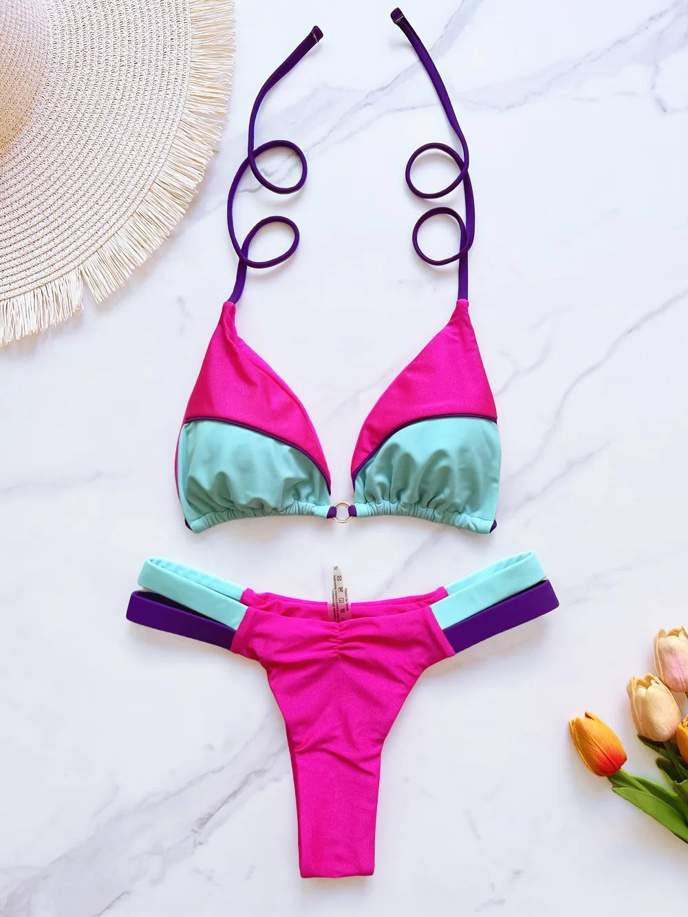 Sexy Micro Bikini Swimsuit Thong Bathing Brazilian Swimwear Suit