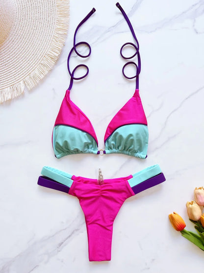Sexy Micro Bikini Swimsuit Thong Bathing Brazilian Swimwear Suit