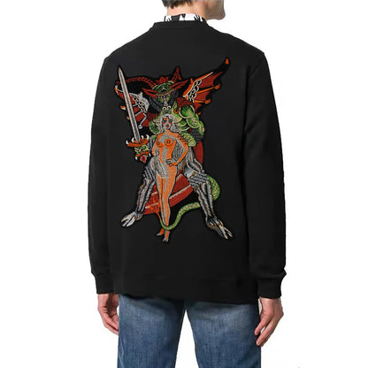 SEXY Women Dragons Patch Appliques Iron on Patches Badge Clothes Sewing