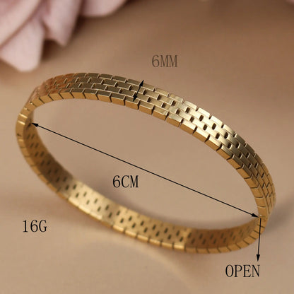 Exquisite Crystal Stainless Steel Women's Bracelet Bangles Gifts