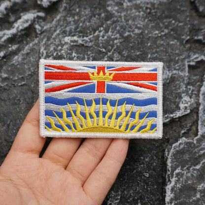 British Columbia Embroidered Patch Iron on / Sew Applique Patches