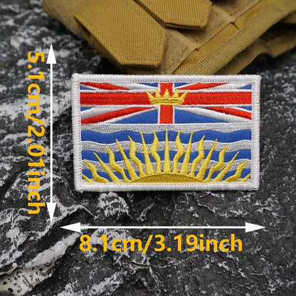 British Columbia Embroidered Patch Iron on / Sew Applique Patches
