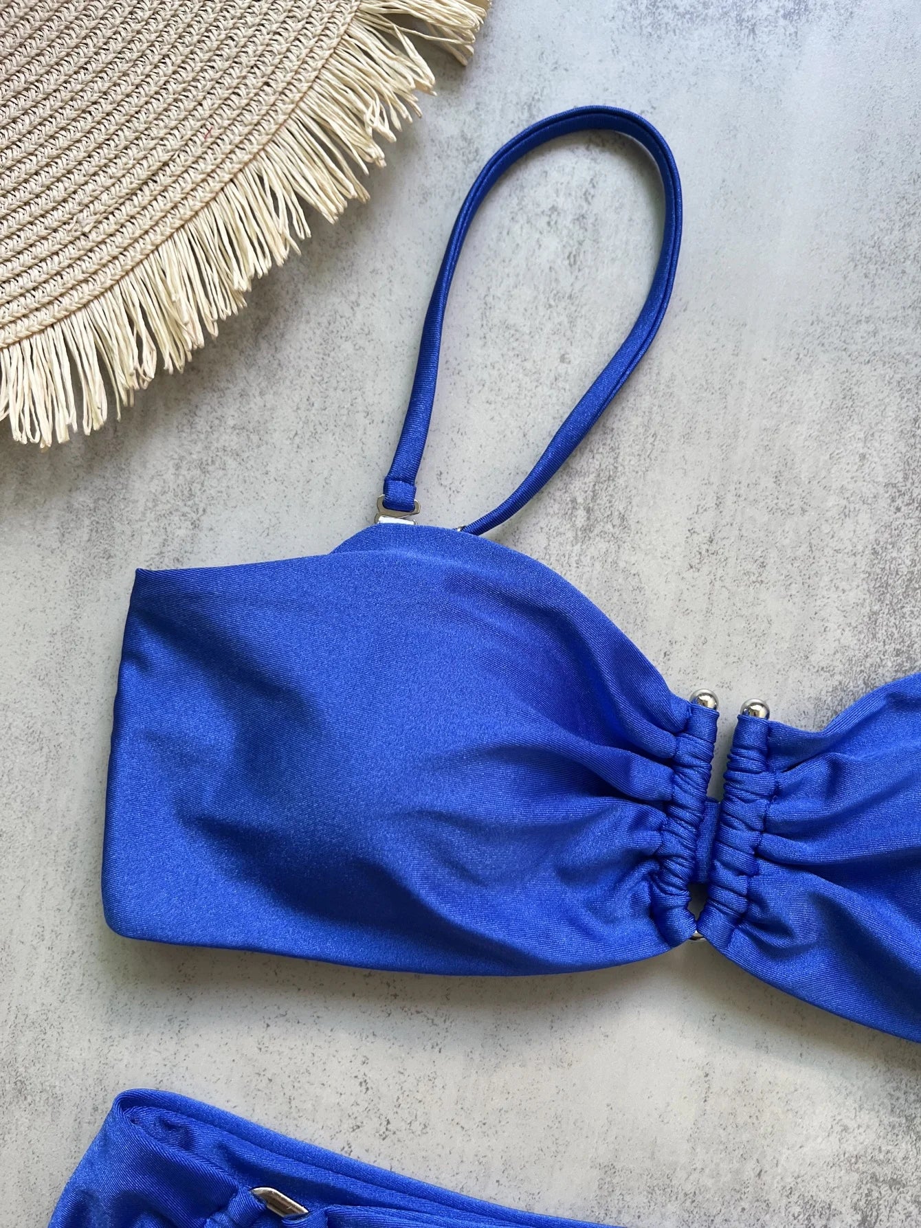 Sexy Push Up Swimwear Brazilian Bikini Thong Solid Beachwear Bathing Suits