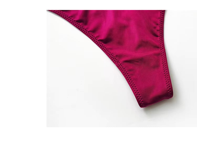 Sexy Women Seamless Underwear Briefs Zebra Flower Low Rise Metal Buckle Thong G-String Bikini Panties