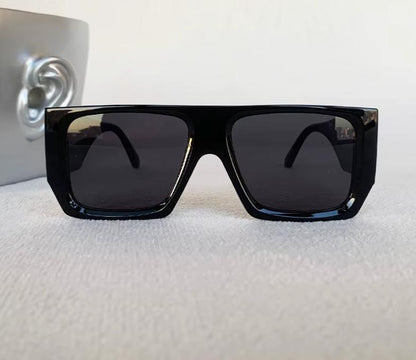 Oversized Square Steampunk Men Big Designer Vintage Punk Sunglasses Shades UV400