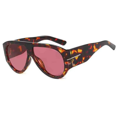 Y2K Women Men Vintage Fashion Designer Cat Eyes Oversized Sunglasses Glasses