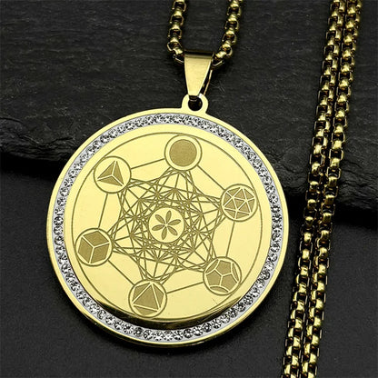Women Men Stainless Steel Jesus Lord Prayer God Cross Bible Spanish Verse Necklace
