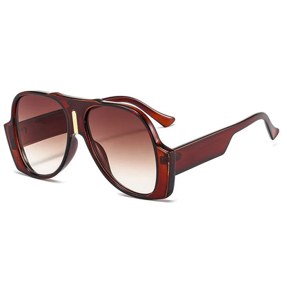 Men Women Vintage Shades Big UV400 Oversized Square Sunglasses Glasses