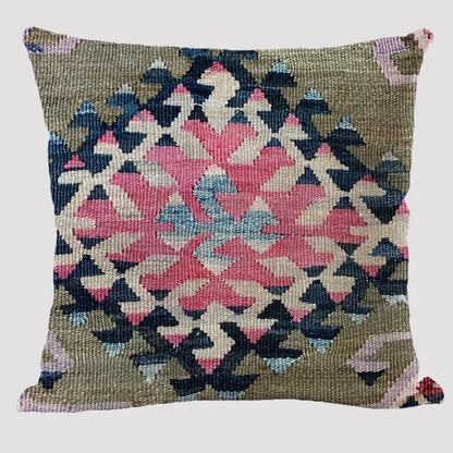 Luxury Plush Both Sides Print Bohemian Patterns Kilim Carpet Cushions Case Sofa Pillowcase Decor