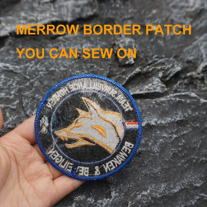 Team Surveillance Honden Bewaken & Beveiligen Embroidered Patch Iron-On Sewing Clothes Patches Applique